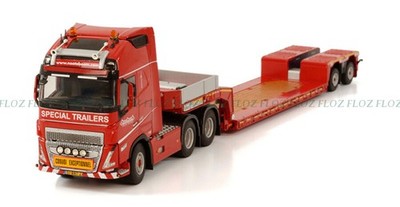 1:50 for WSI FOR VOLVO FH5 For GLOBETROTTER XL NOOTEBOOM EURO-PX LOADER 2-AXLE
