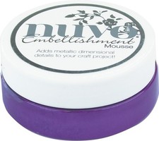 Nuvo Embellishment Mousse-Royal Aubergine - 2 Pack
