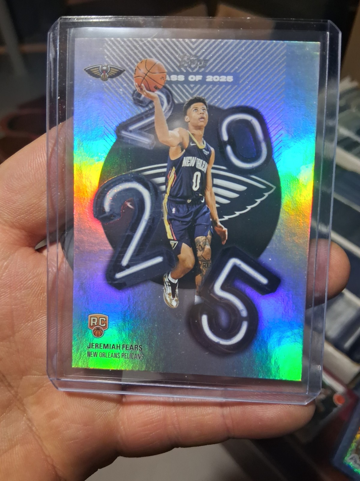 2025-26 Topps Jeremiah Fears RC Class Of 2025 C25-7 - 1:3,583 ODDS CASE HIT