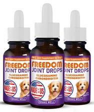 Pup Labs Freedom Joint Drops - Dog Joint Support Supplement with Human-Grade ...