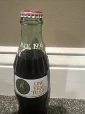 Coca Cola 1995 Atlanta Olympics Vintage ONE YEAR TO GO Commemorative 8oz Bottle