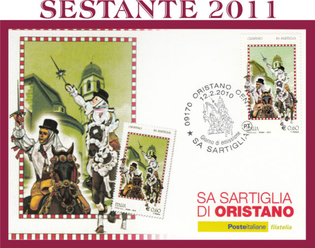 ITALIA MAXIMUM MAXI CARD 2010 IL FOLCLORE ITALIANO SA SARTIGLIA DI ORISTANO A205