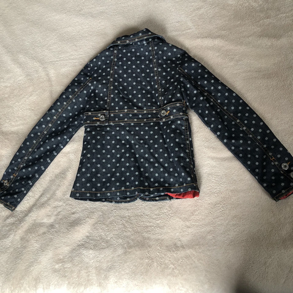 D&G Junior polka dots jacket. Girls size 8- Excellent Condition - Image 2 of 4