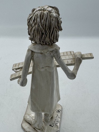 Dino Bencini Italy Signed Clay Ceramic Sculpture Professor/Engineer Teacher 9” - Picture 10 of 19