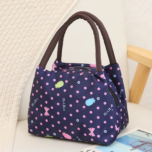 Waterproof Lunch Bag Nylon Women Handbag Casual Mommy Bag For Picnic Travel - Picture 16 of 17