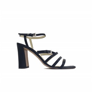 satin block heels