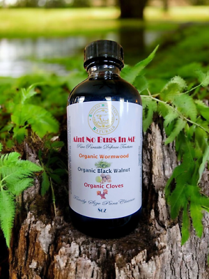 #ad #ad Organic Natural Parasite Cleanse Wormwood Black Walnut Hulls Cloves 8oz Bottle $30.99