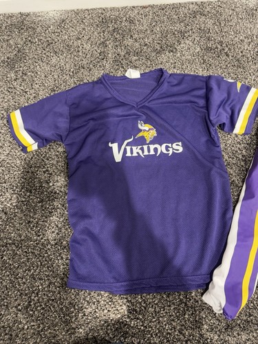 Franklin Youth NFL Vikings Medium Damaged Number On Back See Photos - Picture 2 of 5