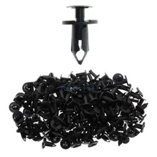 Car Plastic Rivets Retainer Bumper Push Fastener Clips for 8MM Hole 100pcs