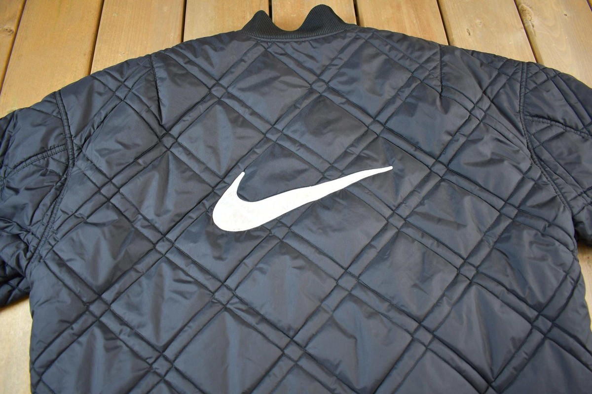 Vintage 1990s Nike Big Swoosh Reversible Jacket | eBay