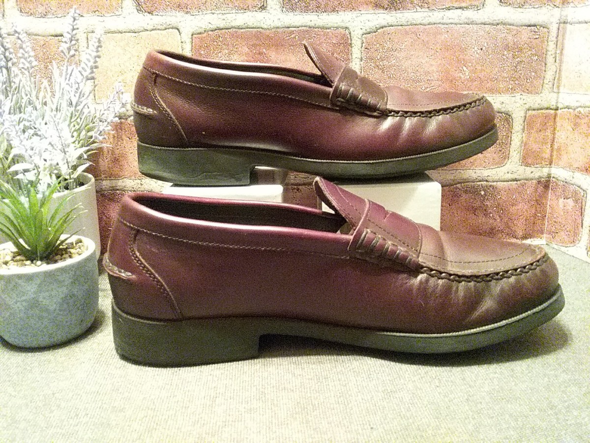 Rockport SZ 10 W Classic Cordovan brown genuine hand sewn leather penny loafers Rockport Genuine Hand Sewn Leather Penny | Mercari main image 4