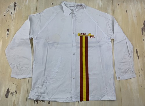 FAIRMOUNT PARK - Vtg 1970s St Louis White Rain Jacket Raincoat, Mens LARGE - Picture 2 of 12