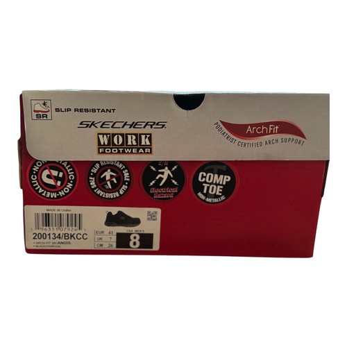 Skechers Arbeitsschuhe Arch Fit SR - Angis Comp Toe 200134 schwarz CC Größe 8 - Bild 7 von 7