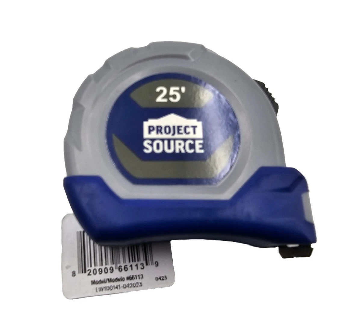 Project Source 25-ft Tape Measure Rubber | 66113