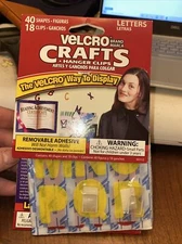 VEK95112 - Letter Display Shapes 40 shapes 18 Clips NEW