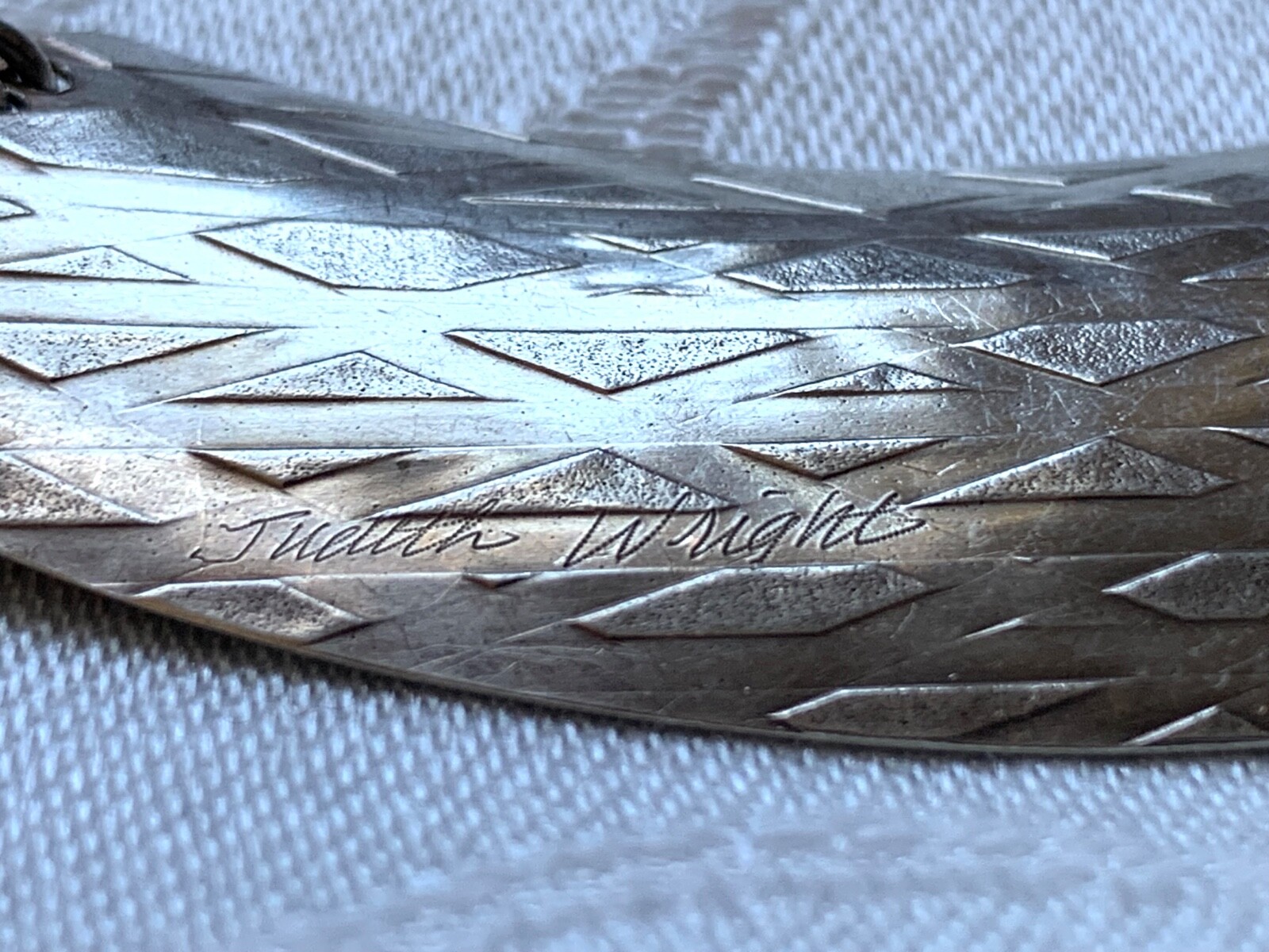 Vintage Judith Wright Artisan Textured Sterling S… - image 10