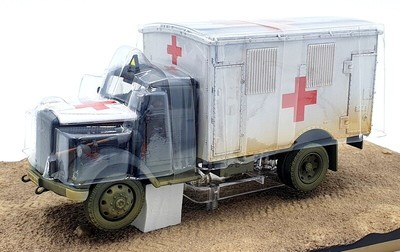 Forces Of Valor Maßstab 1:32 FOV-801101A - Deutscher Opel-Blitz Kfz.305 Krankenwagen