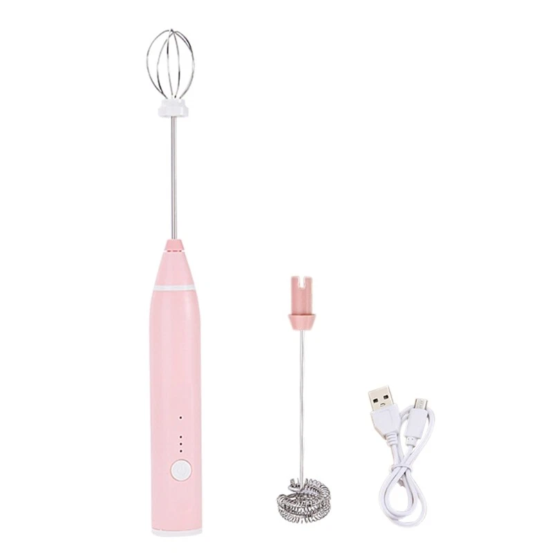 Milk Frother Handheld Rechargeable Whisk Drink Mixer Coffee Mixer for