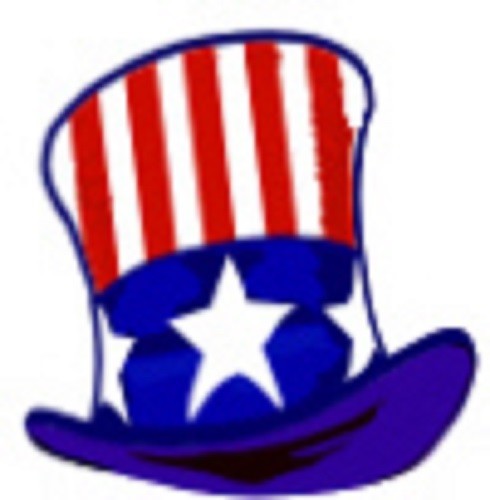 Address Labels - Patriotic Hat 2 - Picture 1 of 1