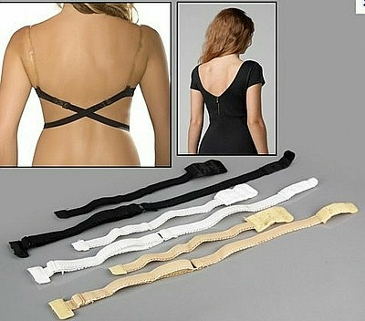 Bra Extender 2 Hook Low Back Bra Strap Converter for Women Lady