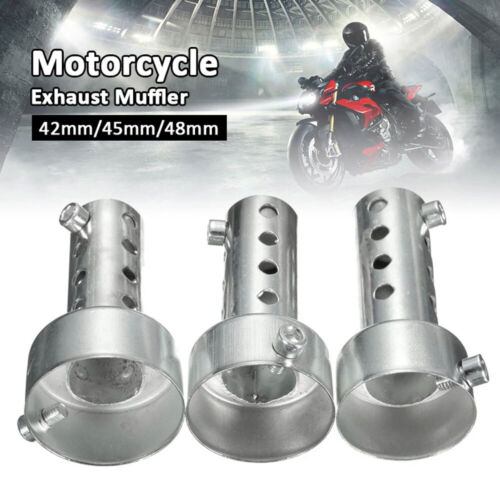 Motorcycle exhaust pot muffler universal DB killer exhilarated muffler 60x140 mm - Picture 3 of 6