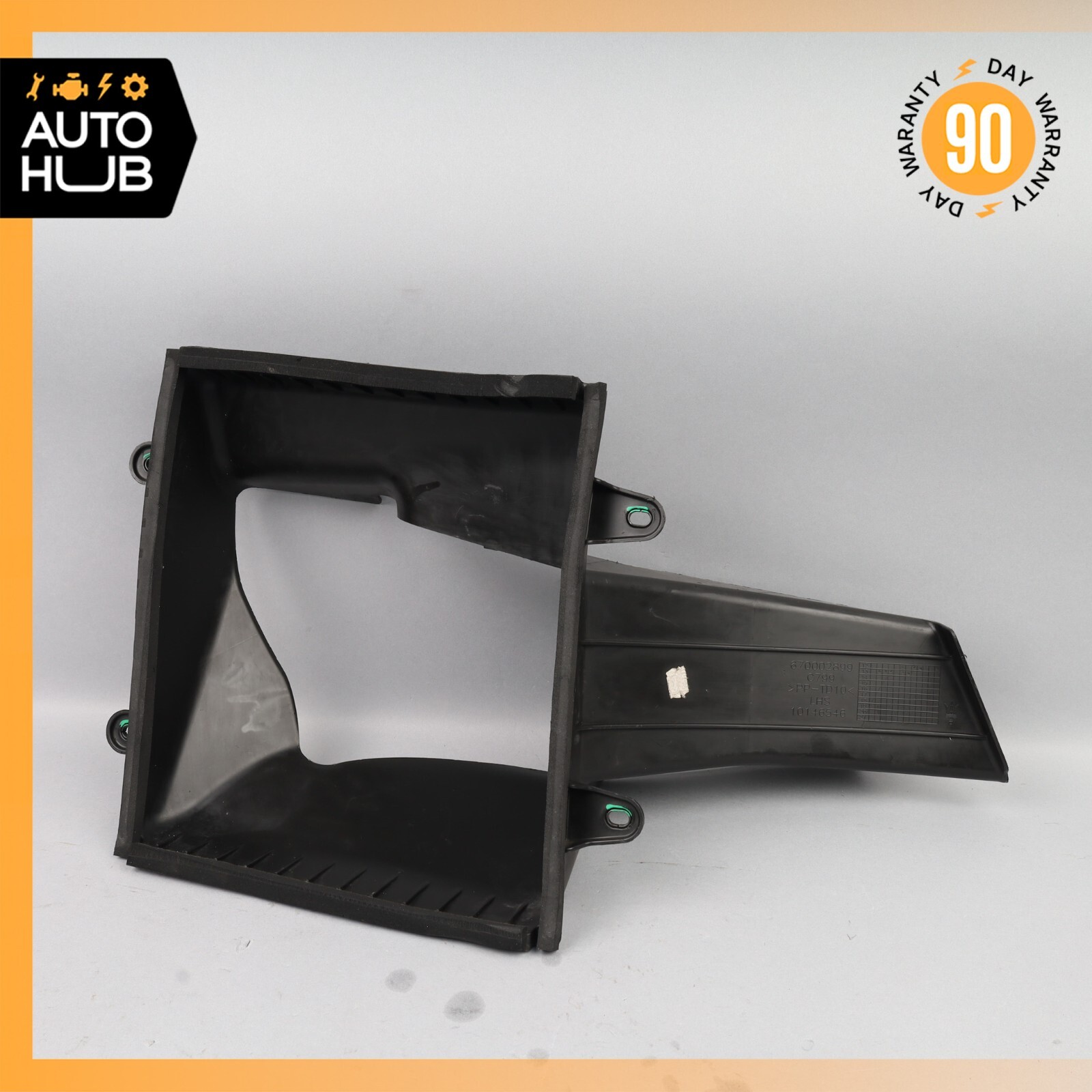 2014 Maserati Quattroporte Front Left Side Intercooler Duct Shroud 670002899 OEM