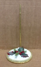 Frontgate Mark Roberts Holiday Santa Elf Fairy Doll Display Snow Base Stand LRG