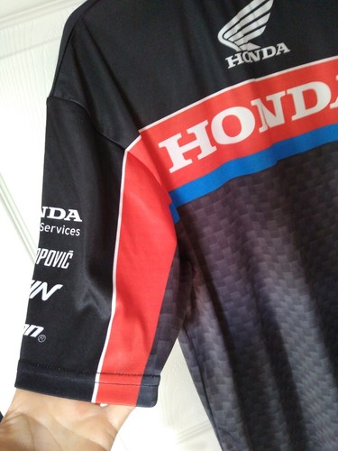 Official Honda Racing T Shirt Size XL Sports Top Paddock Motocross Motorcycle - Imagen 2 de 9