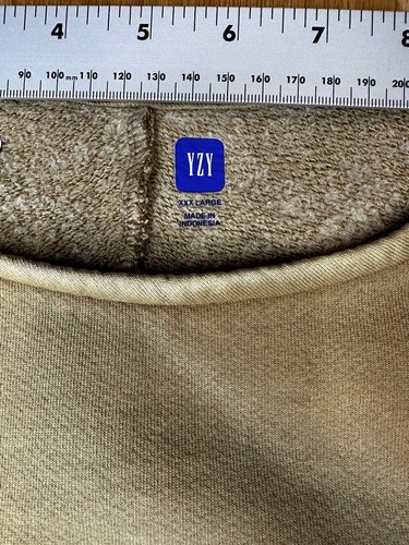 NUEVA Camiseta Yeezy Gap Fleece Yugo Bronce XXXL (3XL) CANCELADA POR YE RARA Balenciaga - Imagen 4 de 13