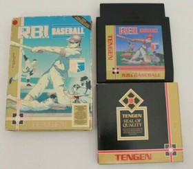 R.B.I. Baseball (NES Nintendo Entertainment System) Tengen In Box Tested