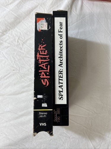 1986 Architects of Fear Splatter VHS Tape Original U.S. Version Horror 80s Scary - Picture 4 of 6