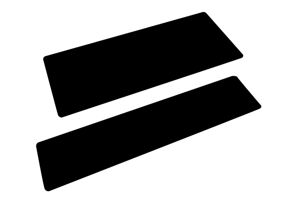 Interior Warning Label Decal Covers to Fit Jeep JL JT JKU JK Sun Visors