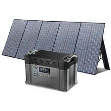 ALLPOWERS 2400W Generator Power Station 400W Solar Panel for Road Trip Camping