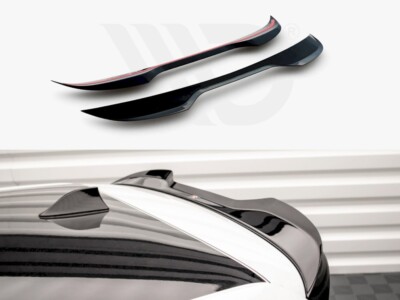 For VW UP GTI Maxton Design Spoiler Wing Extension Gloss Black ABS