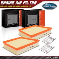 2x Engine Air Filter for Land Rover Discovery Sport LR2 Range Rover Evoque 2.0L