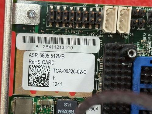 Adaptec ASR-6805T 8 Ports PCIE2 x8 512MB RAID CONTROLLER with BBU Battery - Afbeelding 5 van 11