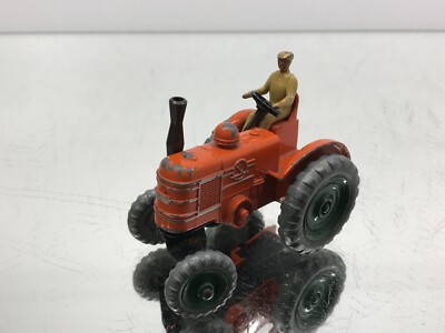 DINKY TOYS 301 FIELD MARSHALL TRACTOR -ORANGE L7.5cm- GOOD CONDITION - 359