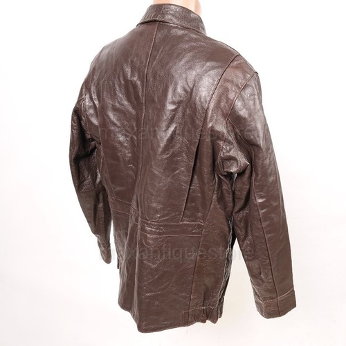 NEW SOVIET ARMY USSR PILOT AIR FORCE BOMBER LEATHER JACKET SZ 50-4 ORIGINAL - Picture 9 of 19