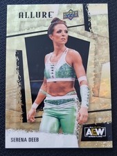 2022 AEW Serena Deeb GOLDEN TREASURES 1 of 1 Upper Deck ALLURE Mint #81289
