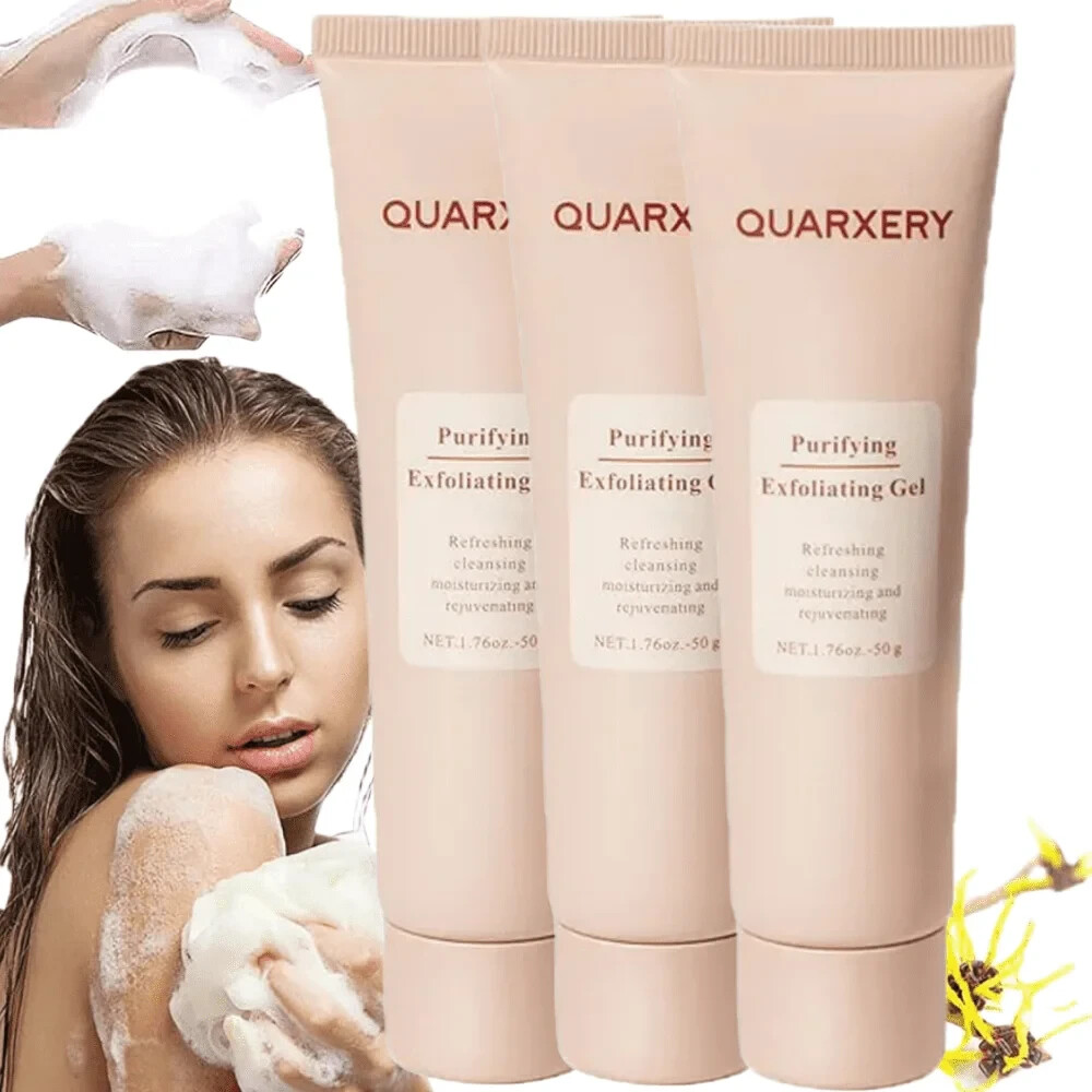 Exfoliating Gel Brightening, CleansingMoisturizing Facial Scrub for All Skin