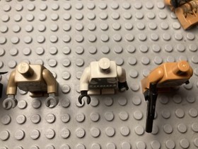 LEGO STAR WARS BATTLE OF GEONOSIS CLONE WARS WITH AHSOKA-FIGURES FROM 9491/75089