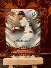 Keston Hiura 2019 Bowman Chrome Arizona Fall League Stars RC AUTO SP 50/150