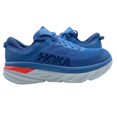 HOKA ONE ONE BONDI 7 MEN SZ11 RUNNING SHOES REAL TEAL WORN  display picture 1
