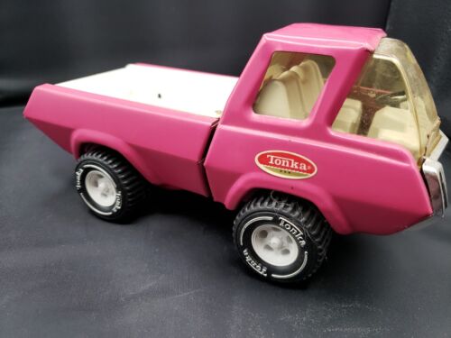 1970's Tonka Pickup Truck, Pressed Steel, Pink NICE - Picture 2 of 6