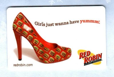 RED ROBIN Girls Just Want to Have Yummm 2012 Gift Card ( $0 )  