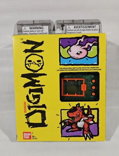 Bandai Digimon Virtual Pet Monster - Translucent Green Box Damage