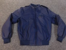 Members Only Jacket Mens Medium blue bomber z...