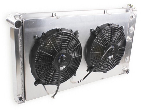 3-Row Radiator 1968-1972 Grand Prix GTO Lemans Chevelle 12"Fan+Shroud 1971 70 69 - Picture 2 of 12