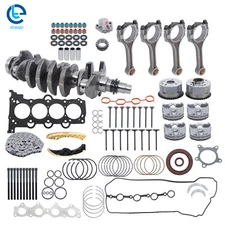 G4FJ Engine Overhaul Rebuild Kit Crankshaft Rods & Timing For Hyundai Kia 1.6L