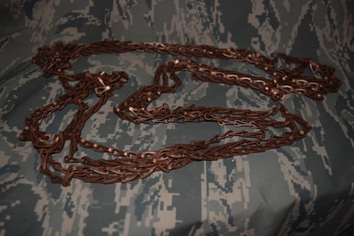 *25 ft of sash chain copper coated weldless window replacement old school - Picture 2 of 3